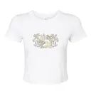 Alpha Phi Checkered Floral Text PR Shirt 2