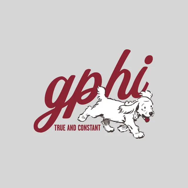 Gamma Phi Beta Playful Puppy PR Crewneck