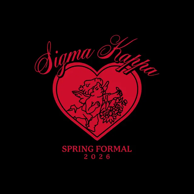 Sigma Kappa Heart Graphic Spring Formal Shirt