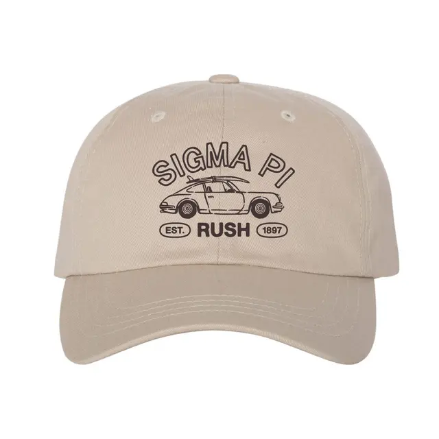 Sigma Pi Classic Car Illustration Rush Hat 2