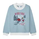 Phi Sigma Kappa Skiing Bear Illustration Date Party Sweater 2
