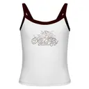Alpha Chi Omega Bird and Floral Script Philanthropy Tank 2