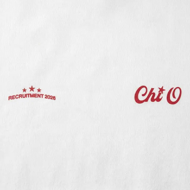 Chi Omega Star Graphic Rush Shorts