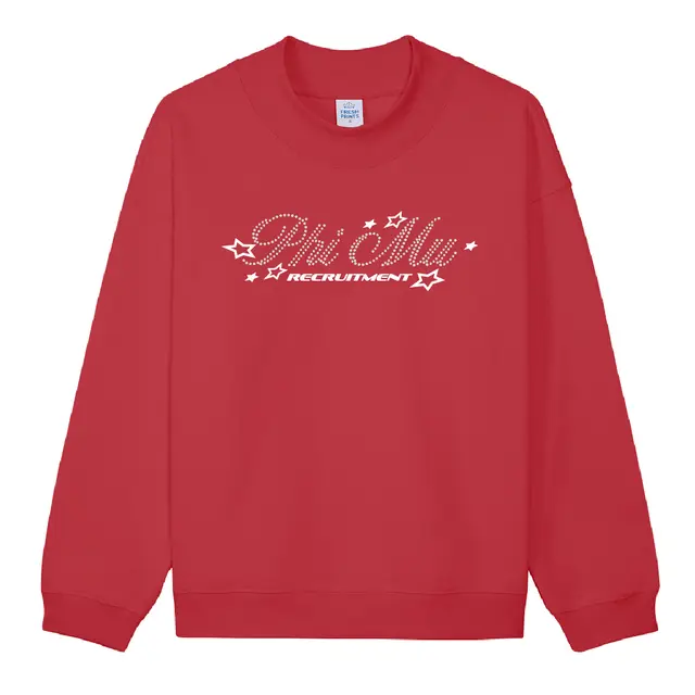 Phi Mu Starry Script Recruitment Sweater 2