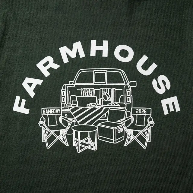 FarmHouse Retro Truck Game Day Hoodie