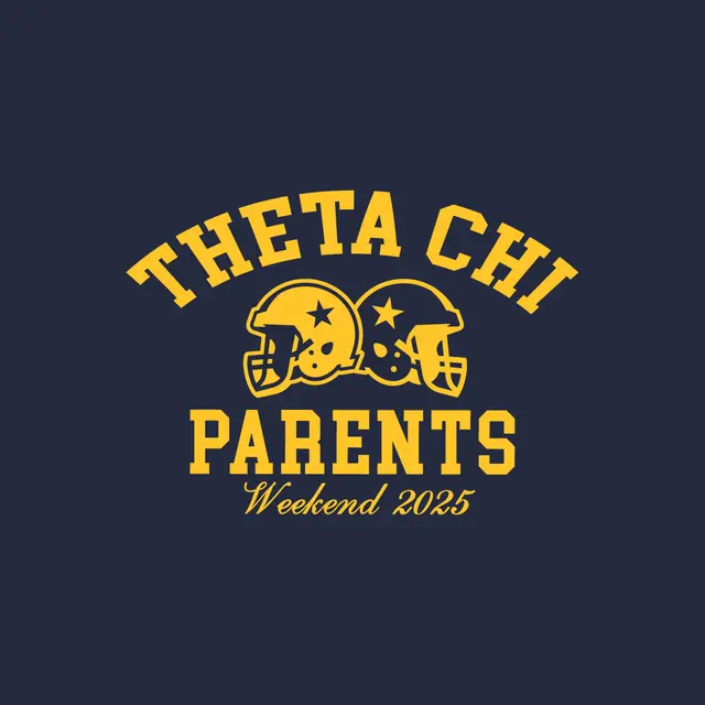 Theta Chi Football Helmets Parents Weekend Hoodie