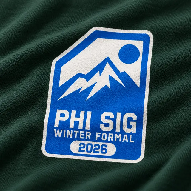 Phi Sigma Kappa Mountain Peak Winter Formal Crewneck