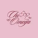 Chi Omega Script Font with Bows PR Shirt