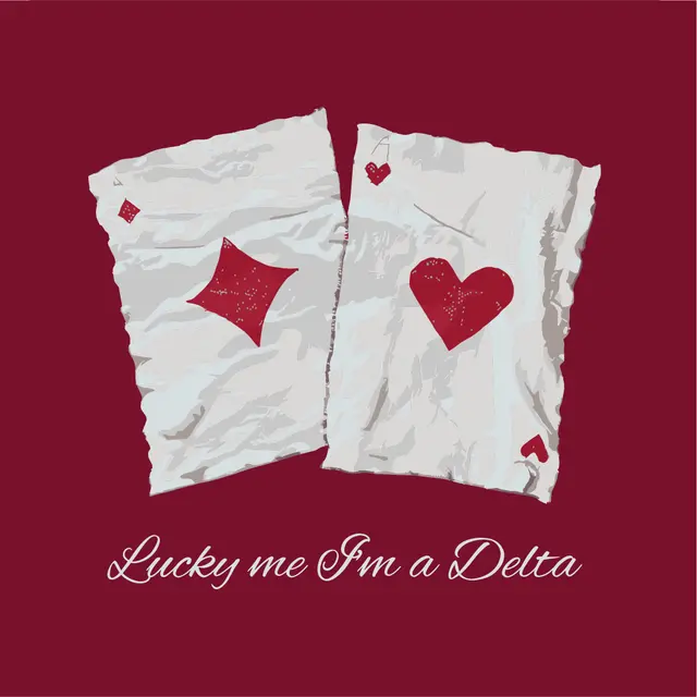 Delta Society Card and Heart PR Crewneck