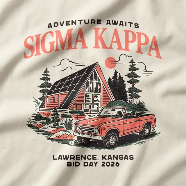 Sigma Kappa Adventure Illustration Rush Tanks