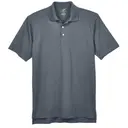 Customizable UltraClub Men's Cool & Dry Stain-Release Performance Polo 8445 Charcoal Front