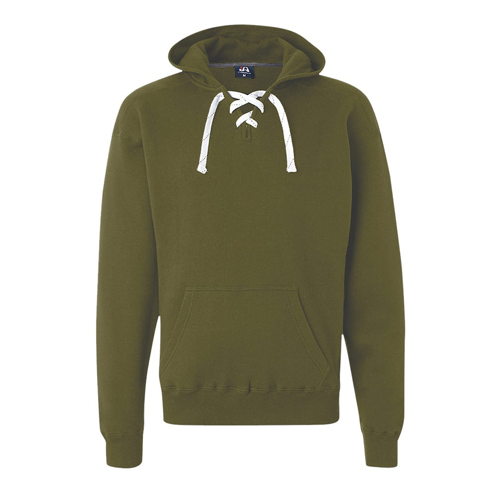 J America Sport Lace Hooded Sweatshirt | Fresh Prints