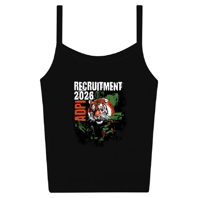 Alpha Delta Pi Tiger Illustration Recruitment Tank 2