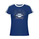 Alpha Sigma Alpha Football Graphic PR Shirt 2