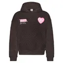 Alpha Xi Delta Pink Heart Leopard Pattern Big Little Reveal Hoodie 2