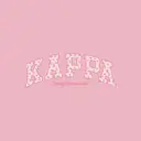 Kappa Kappa Gamma Floral Font Spring Recruitment Crewneck
