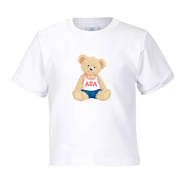 Alpha Sigma Alpha Teddy Bear Illustration PR Shirt 2