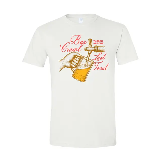 Alpha Phi Omega Hand Drawn Craft Beer Glass PR Shirt 2