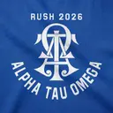 Alpha Tau Omega Monogrammed Design Rush Crewneck