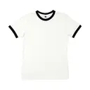 The Good Tee The Responsible Ringer Tee urt22 White Front
