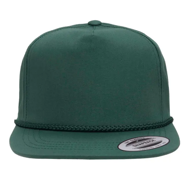 Customizable Yupoong Classic Poplin Golf Snapback yp6002 Spruce Front
