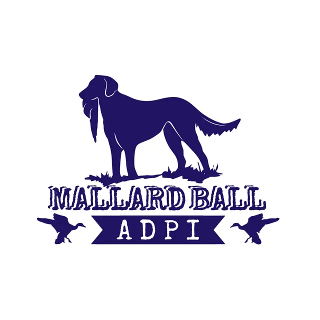 Alpha Delta Pi Labrador with Ducks Mallard Ball Tank