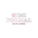 Delta Gamma Patchwork Font Semi Formal Shirt