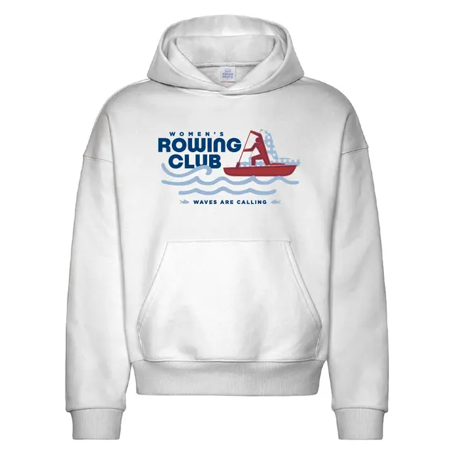 Rowing Club Sailboat Illustration PR Hoodie 2