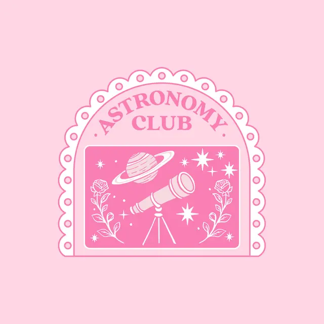 Astronomy Club Planet and Telescope PR Hoodie