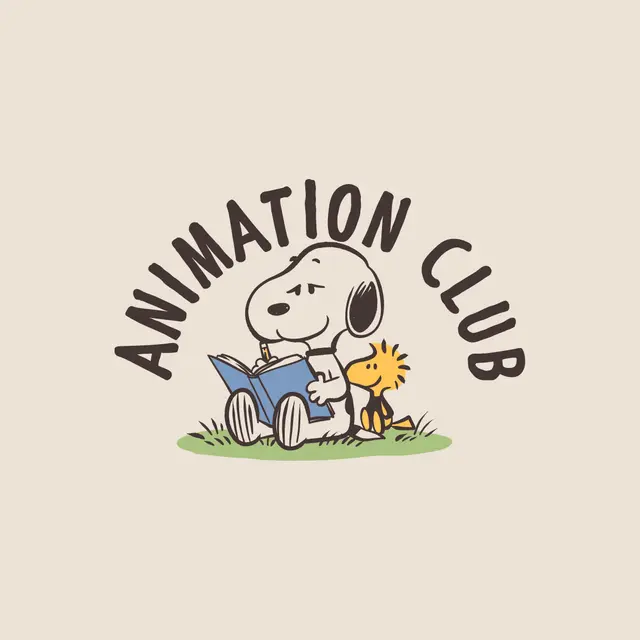 Animation Club Character Reading PR Crewneck