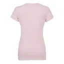 Bella + Canvas Ladies' Jersey Short-Sleeve V-Neck T-Shirt b6005 Pink Back
