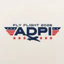 Alpha Delta Pi Winged Plane Stars Rush Shirt