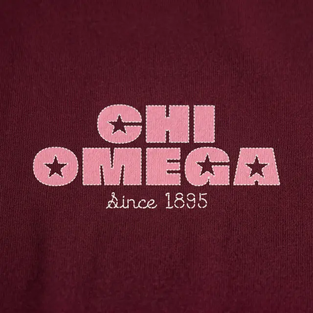 Chi Omega Star Graphic PR Sweater