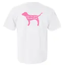 Zeta Tau Alpha Pink Dog Graphic Philanthropy Shirt 2