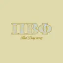 Pi Beta Phi Rococo Patterned Greek Text Bid Day Tank
