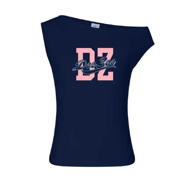 Delta Zeta Bold Pink Block Letters PR Tank 2