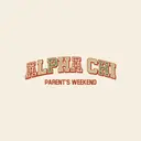 Alpha Chi Omega Mix Patterned Varsity Typography Parent's Weekend Hoodie