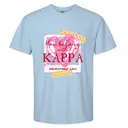 Kappa Kappa Gamma Pink Heart Text Recruitment Shirt 2