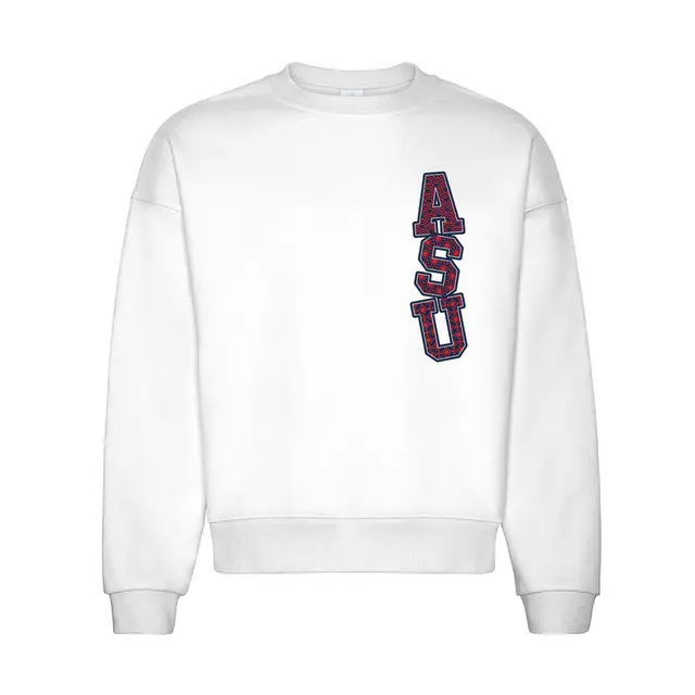 Asian Student Union Stacked Text PR Crewneck 2