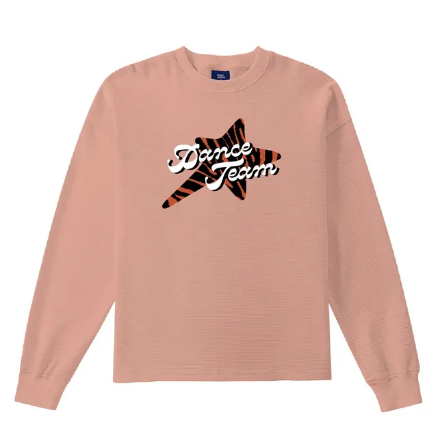 Dance Team Tiger Striped Star Graphic PR Shirt 2