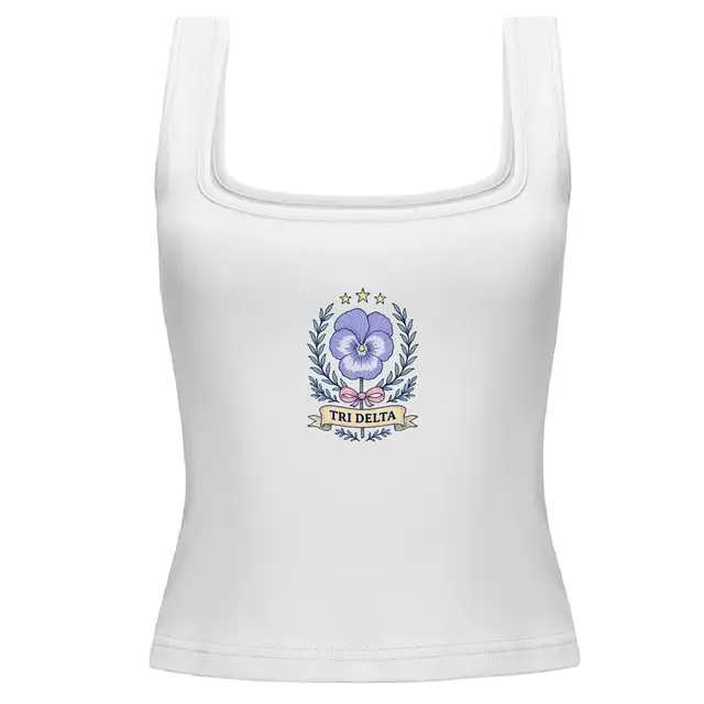 Delta Delta Delta Pansy and Stars PR Tank 2