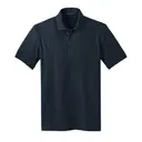 Port Authority Stretch Pique Polo Dress Blue Navy Front
