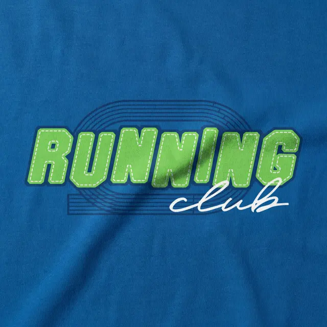 Running Club Bold Block Lettering PR Hoodie