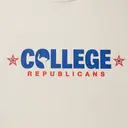 College Republicans Block Lettering Stars PR Crewneck