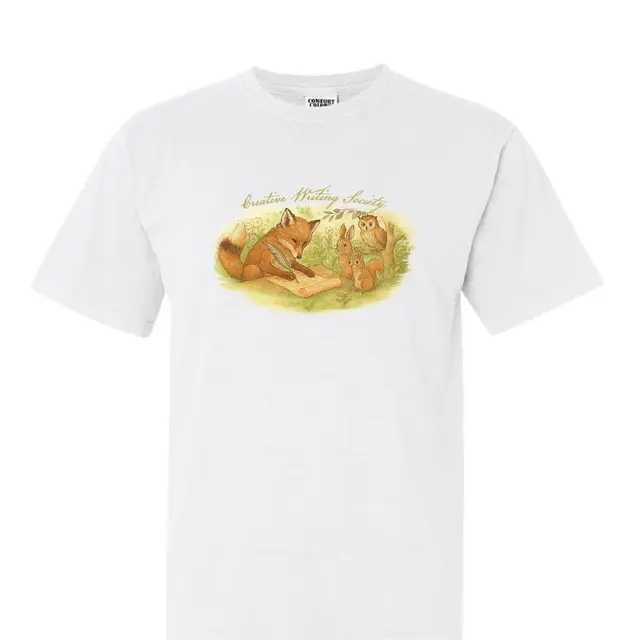 Creative Writing Society Fox and Friends PR Shirt 2