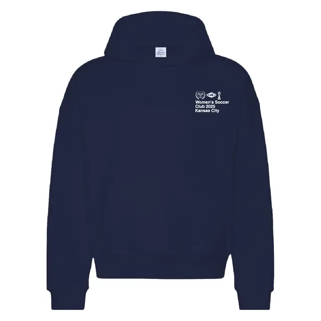 Women's Soccer Club Trophy and Ball Icons PR Hoodie 2