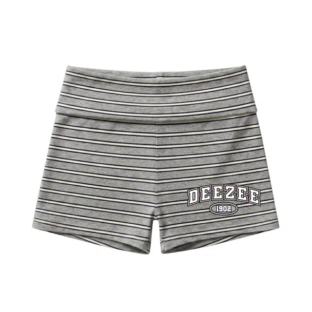 Delta Zeta Striped Lettering PR Shorts 2