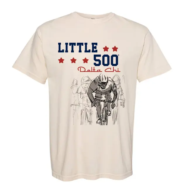 Delta Chi Cycling Illustration Rush Shirt 2