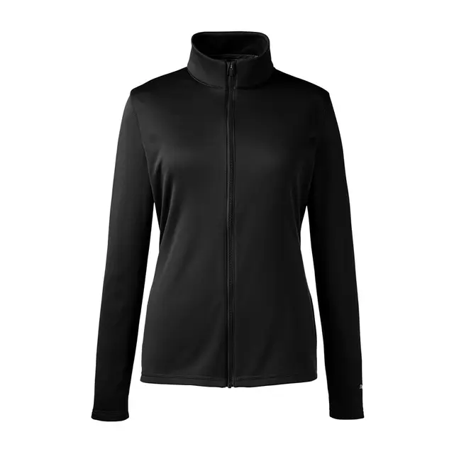 Customizable Puma Golf Ladies' Fairway Full-Zip 597160 Puma Black Front