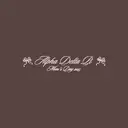 Alpha Delta Pi Elegant Script and Bows Parent's Weekend Hoodie